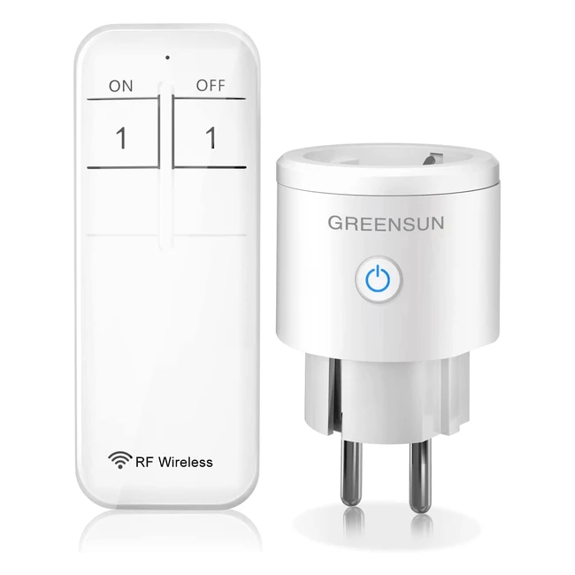 Prise connectée sans fil GreenSun pour une domotique intelligente