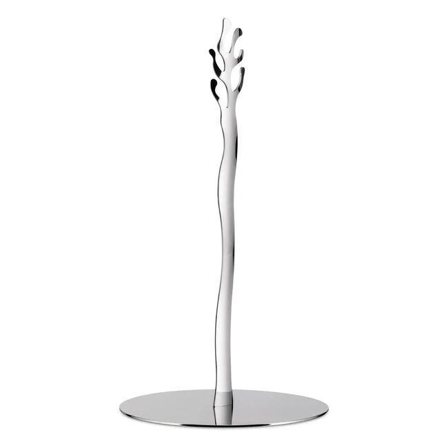 Alessi Mediterraneo Küchenrollenhalter ESI02 - Edelstahl, 33cm Höhe, 18cm Durchmesser