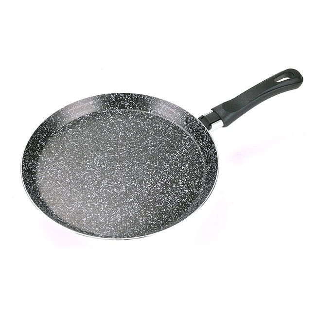Poêle à crêpes antiadhésive Alluflon Tradizione Italia, lavable au lave-vaisselle, revêtement ardoise, 22cm