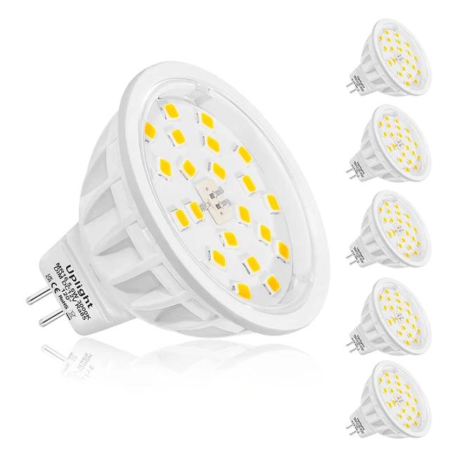 Lampadine LED MR16 dimmerabili 55W - Bianco Caldo 3000K - 6 pezzi