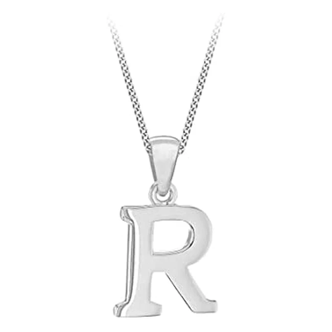 Tuscany Silver Womens Sterling Silver Initial Pendant - Hypoallergenic  Durabl