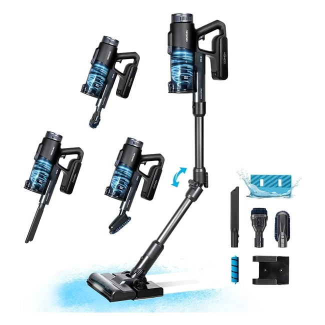 Cecotec Conga Rockstar DeepClean Nass- und Trockensauger 3-in-1 215W 12kPa 45 Mi