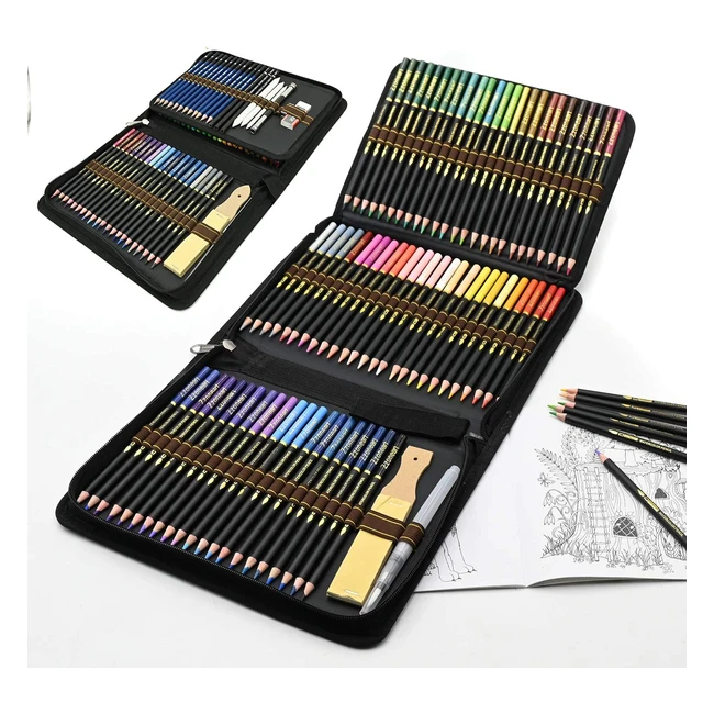 Set di 96 matite acquerellabili e di disegno artistico YYZB ideali per colorare