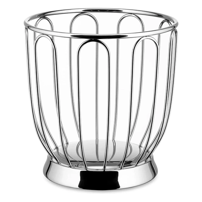 Alessi Zitruskorb mittelgroß Edelstahl poliert