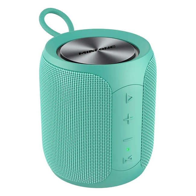 Miatone 16W Bluetooth Speaker with Thumping Bass - Waterproof and Portable for Outdoor Parties