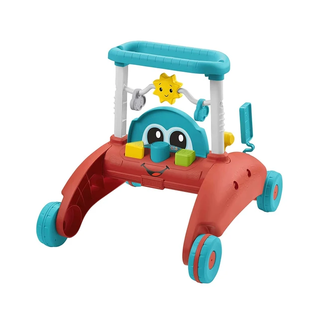 Fisher-Price HJP50 2-Sided Car Walker: Interaktives Spielcenter mit über 50 Liedern, Geräuschen und Phrasen für Kinder ab 6 Monaten