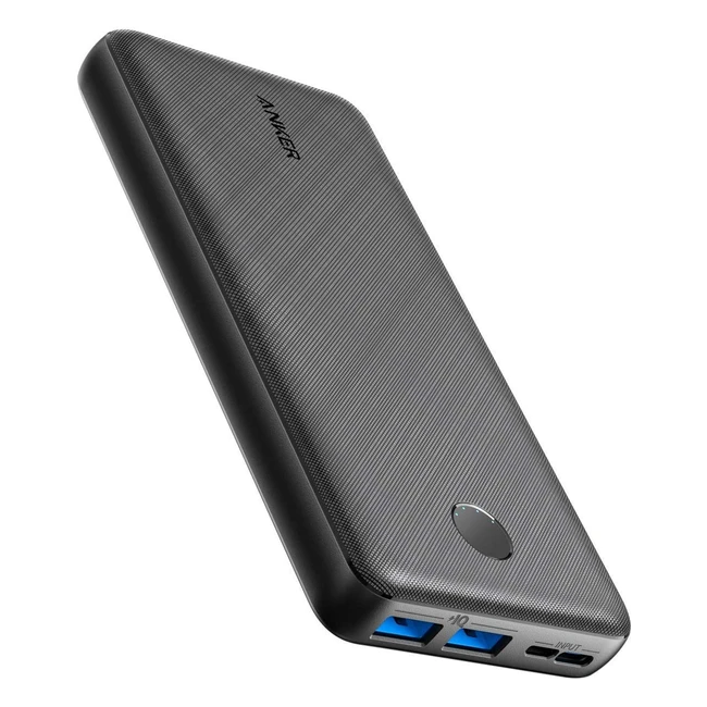 Anker 325 Powerbank 20000mAh - PowerIQ Technologie, USB-C Port, hohe Energiedichte - iPhone, Samsung Galaxy, iPad und mehr