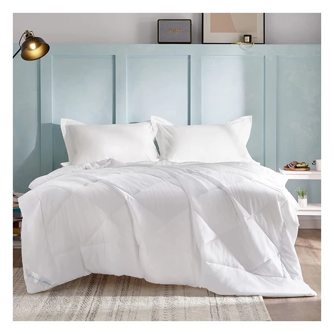 Edredón nórdico Wavve, fibra 150grm suave y transpirable para primavera y verano - 155x220 cm