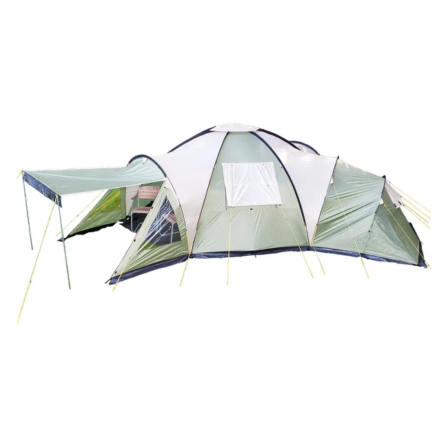 Skandika Korsika 10 Familienzelt mit viel Platz für 10 Personen und 3 Schlafkabinen