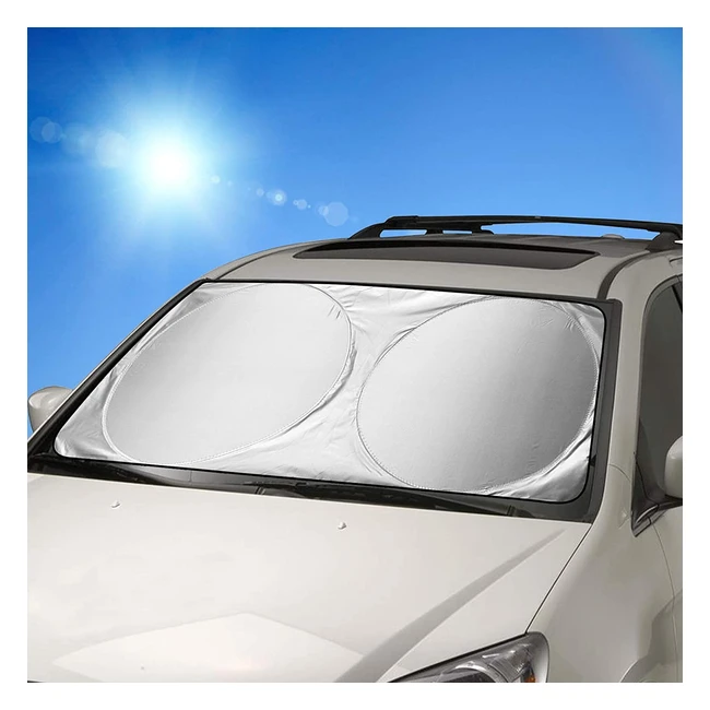 Parasole auto Frecoo 160x80cm - Protezione UV e Anti-Surriscaldamento