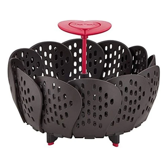 Cestino Cottura a Vapore Tefal Ingenio K20716 - Grande Capacità, Plastica, Nero