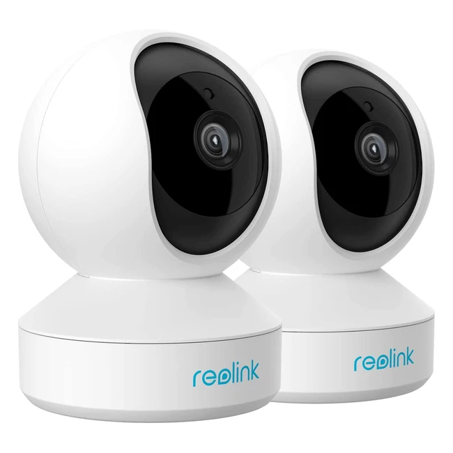 Cmara de vigilancia WiFi Reolink E1 ProPack de 2 con seguimiento automtico 