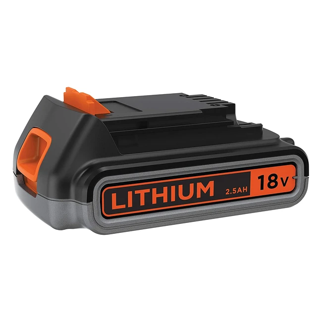Black+Decker BL2518 Li-Ion Akku 18V 2,5Ah für alle Black+Decker Gartengeräte