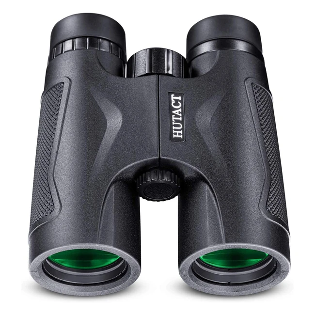 Jumelles Hutact 10x42 puissantes et compactes avec lentilles multicouches FMC pour observer les animaux et les concerts