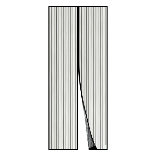 Apalus Fliegengitter TR Magnet Insektenschutz 90x210cm - Kinderleichte Klebemontage ohne Bohren