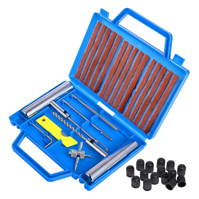 Kit riparazione pneumatici moto Faburo 32pcs - Ripara forature tubeless