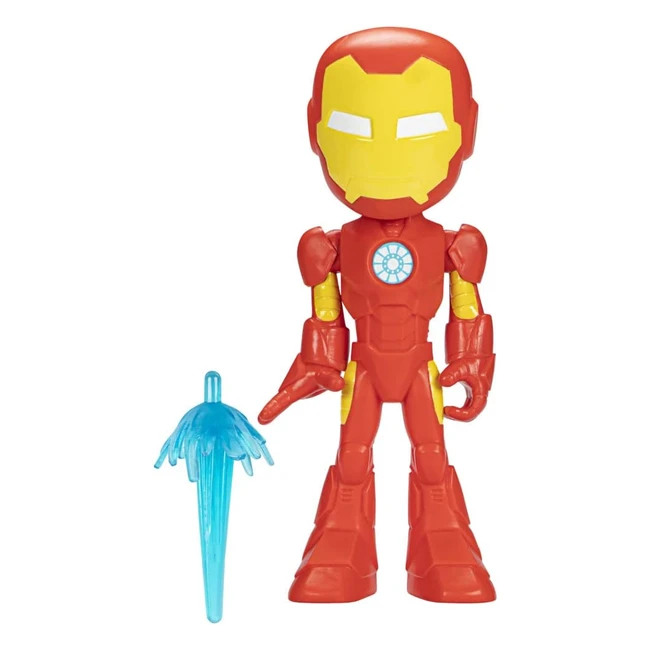Hasbro Marvel Spidey and his Amazing Friends - Action Figure Iron Man Supersize per Bambini dai 3 anni in su