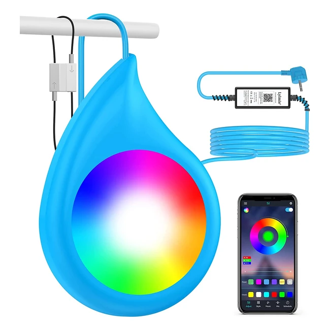 Luces sumergibles LED para piscina sobre tierra - RGB multicolor regulable - Com