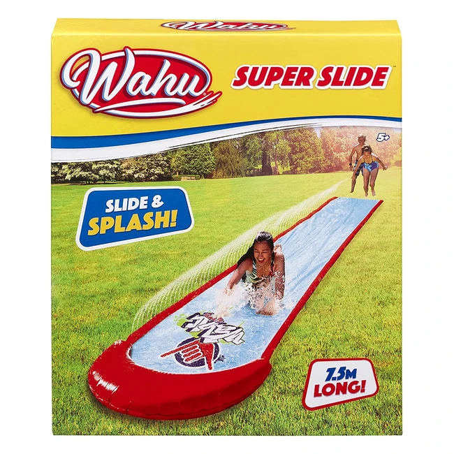 Scivolo Acquatico Wahu da Giardino 75m con Nabulizzazione ad Acqua - Età 5+