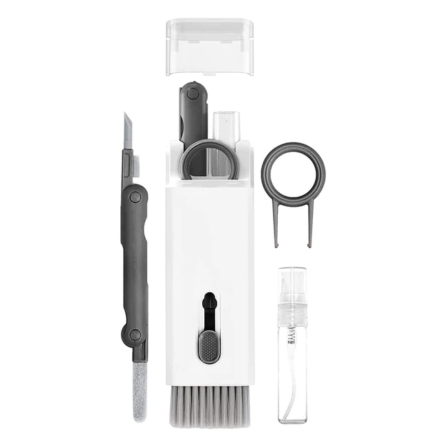 Bloook Keyboard Cleaner Brush - 7 in 1 Cleaning Kit for Airpods, Pro Gaming Mechanical Keyboard - #1 Multifunctional Earphone Cleaner