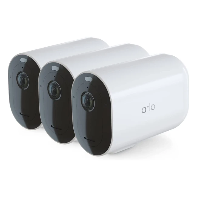 Cmara de vigilancia Arlo Pro4 XL con luz y alarma visin nocturna en color 