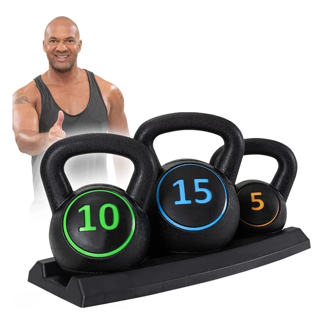 Miweba Sports Kettlebell Set 510 - Kugelhanteln fr Anfnger Fortgeschrittene