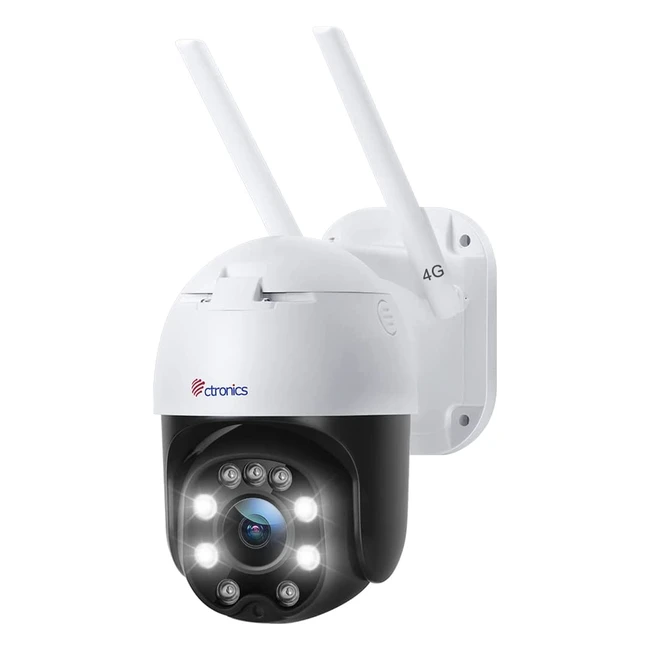 Cmara de vigilancia 4G LTE PTZ con seguimiento automtico y deteccin humana