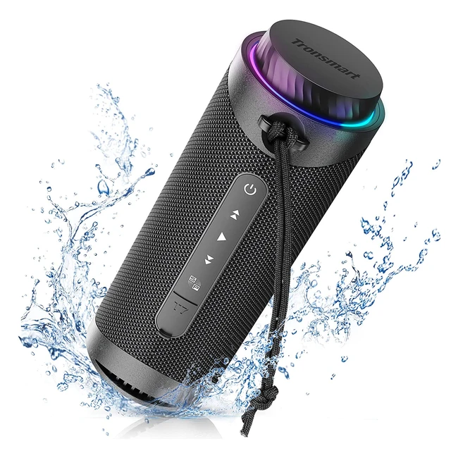 Altavoz Bluetooth Tronsmart T7 - Luces LED Proteccin IPX7 Graves Potentes y 