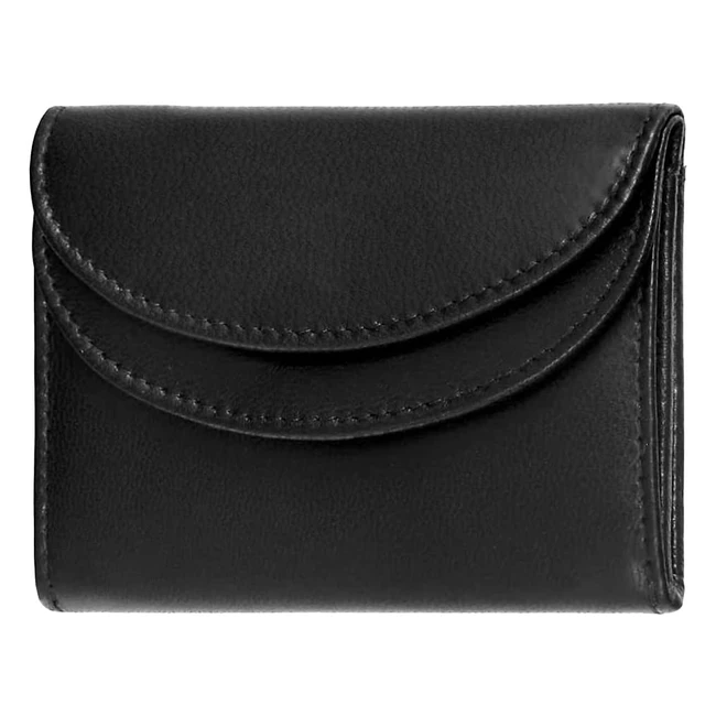 Monedero de cuero autntico con RFID Protection para hombre y mujer - Minicomfo