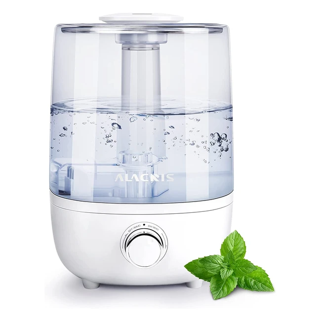 Humidificador Ultrasnico Alacris 4L - Relleno Superior 360 Boquilla Auto Apa