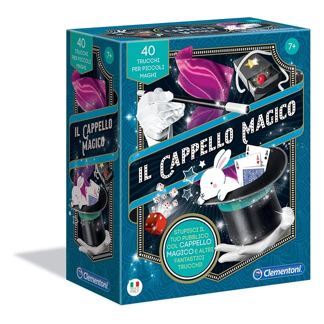 Clementoni - Cappello Magico Gioco da Tavolo 7-10 Anni Multicolore 16184 - 40 Tr