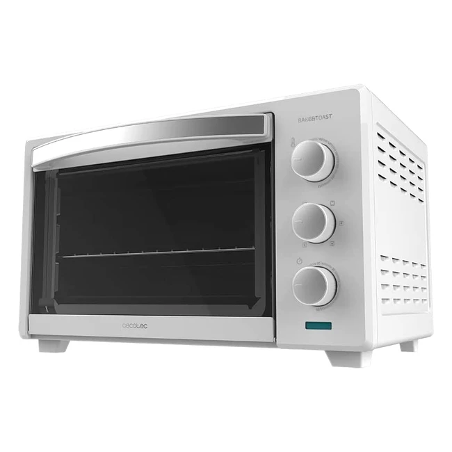 Forno Elettrico da Tavolo Multifunzione Cecotec Baketoast 2800, 28L, 1600W, Regolabile, Luce Interna, Teglia e Griglia Incluse