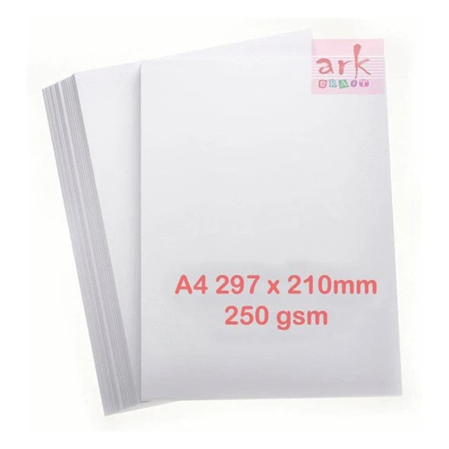 Carta per stampante A4 bianca, liscia, 250gsm - ARK A4-100