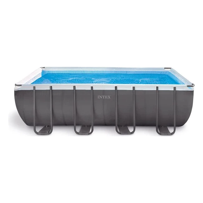 Intex XTR 26356 Ultra Quadra Pool Set - 549x274x132cm - High-Quality Galvanised 