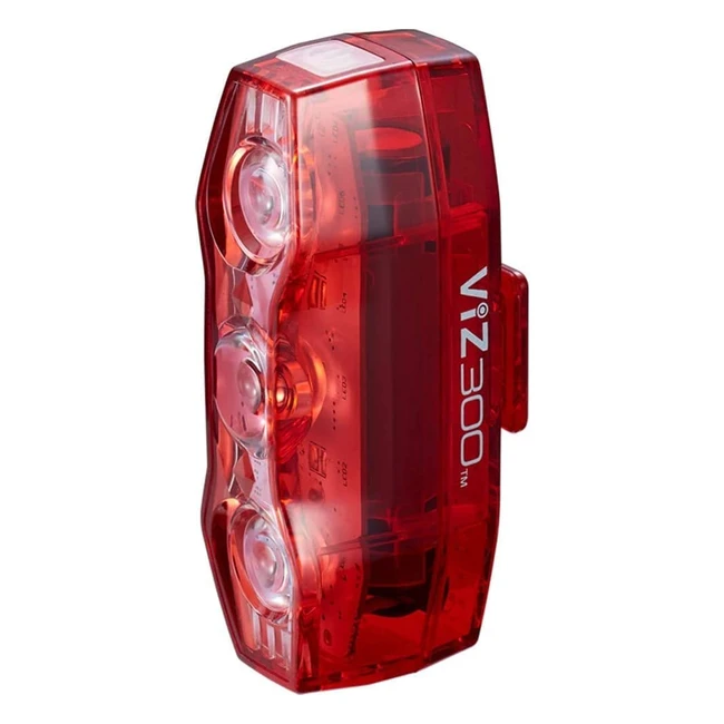 Cateye Viz Rear Light - High Powered 300 Lumen Safety Light with 300 Degree Visi