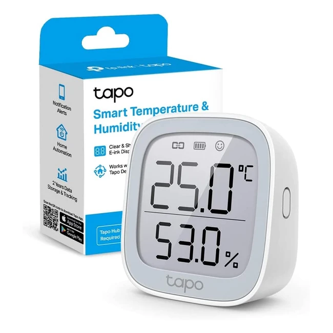 Monitor Intelligente TP-Link Tapo T315 - Rilevamento Temperatura e Umidità in Tempo Reale