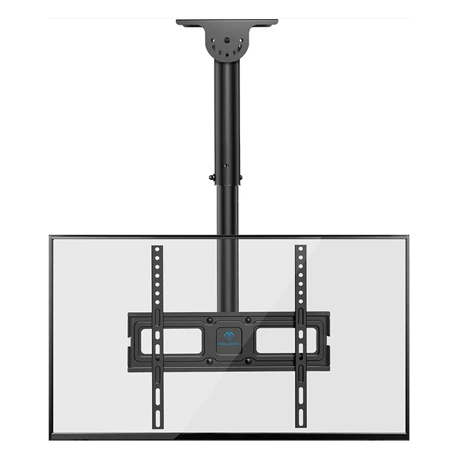 Perlesmith Ceiling TV Bracket - Adjustable Swivel Mount for 26-55 Inch TVs | Full Motion Ceiling Mount Supports up to 45kg | VESA 400x400mm | PSCM2E