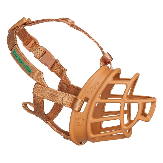 Bozal Baskerville Ultra para Perros - Comida y Bebida sin Restricciones