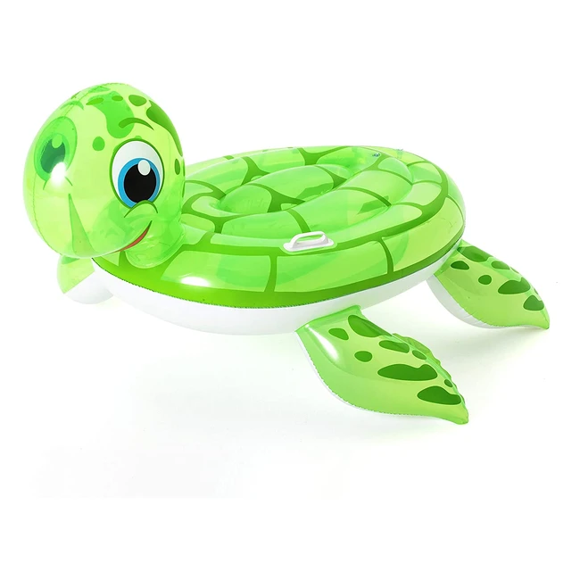 Figura de Baño de Tortuga Bestway para Niños - Vinilo Resistente y Asas de Gran Resistencia