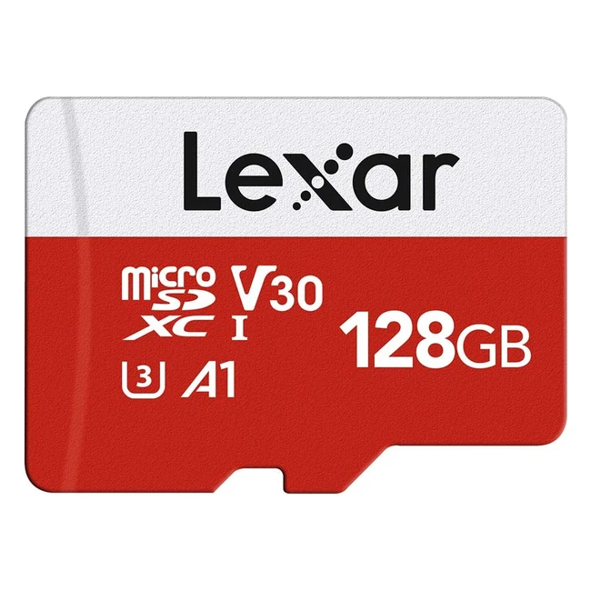 Lexar Micro SD Card 128GB | Up to 100MB/s Read Speed | A1, C10, U3, V30 | 4K Video Recording