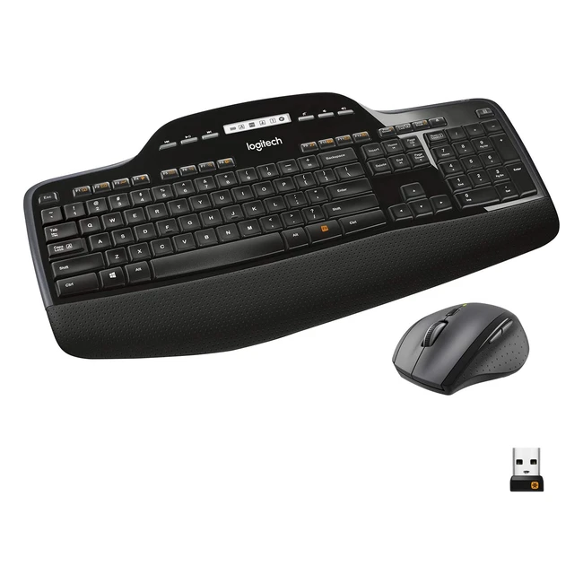 Combo clavier et souris sans fil Logitech MK710 pour Windows - Batterie longue d