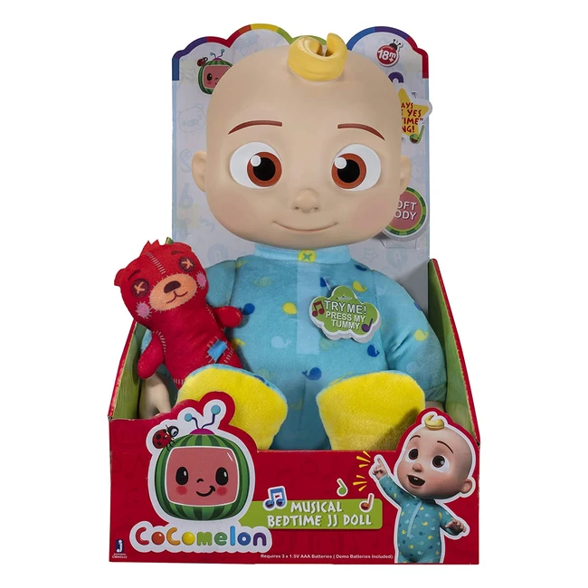 Cocomelon JJ Musical Bedtime Doll - Learn & Sleep