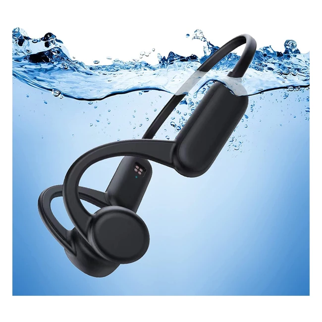 Auriculares Bluetooth Impermeables IPX8 con Memoria 8GB Integrada - Ideal para Natación y Deportes Acuáticos
