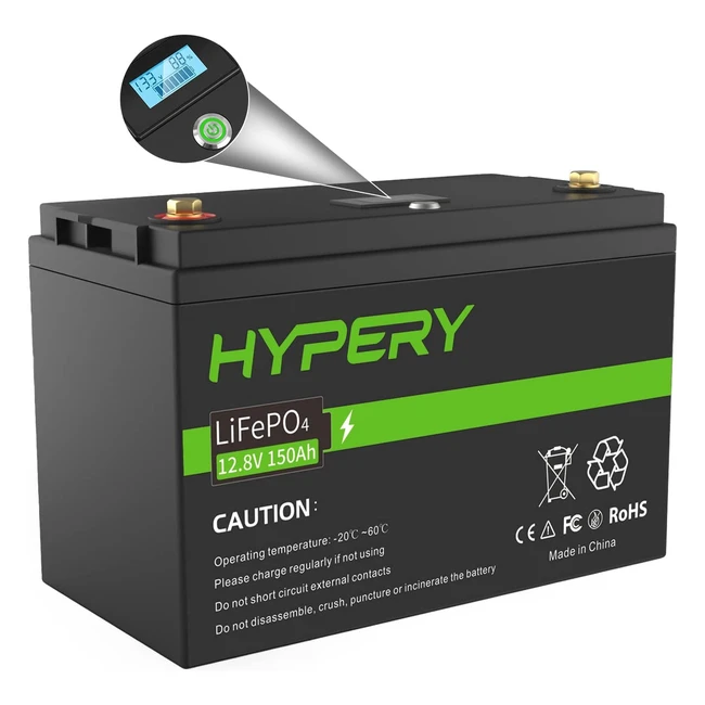 Lithium-Akku 12V 150Ah für Solaranlagen, Wohnmobile, Boote und Camping - Hohe Leistung und Sicherheit