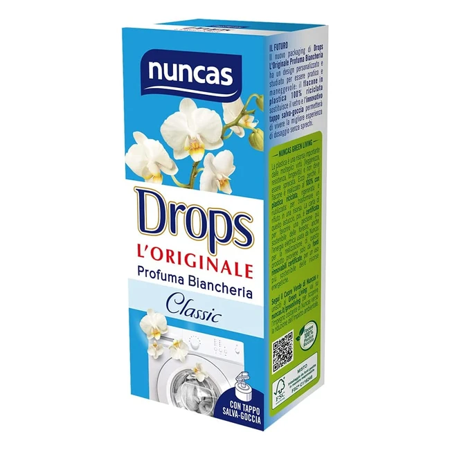 Profumabiancheria Nuncas Drops Classic 100ml - Profuma e Protegge