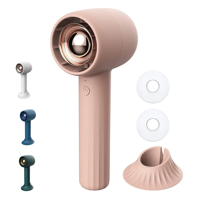 Mini ventilateur USB Kensuka HA1 avec batterie rechargeable et base de bureau - Silencieux et portable