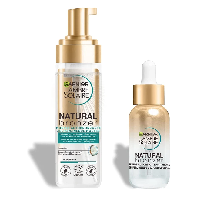 Coffret Autobronzant Visage et Corps Garnier Ambre Solaire Natural Bronzer - H