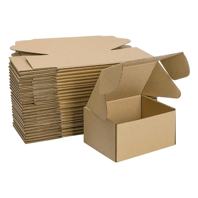 Lot de 25 botes dexpdition en carton pliable pour envoi postal de bougies e