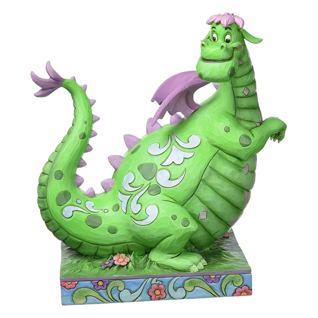 Figura Disney Traditions de Peter y el Dragn Enesco - Acabado en madera tallada y pintada a mano