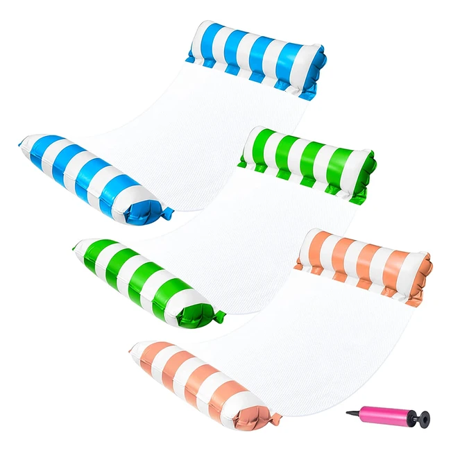 Aufblasbare Schwimmbecken - Oditton Unisex Erwachsene 3er-Pack blau grn oran